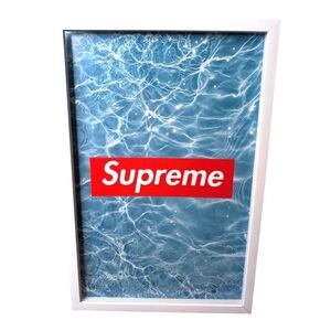 Supreme x Oliver Gal Order of Red GLASS Shadow Box 16x24 Limited Edition Rare